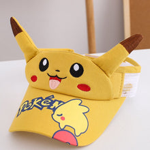Carga la imagen en el visor de la galería, compra gorra de protección solar Pikachu para niños