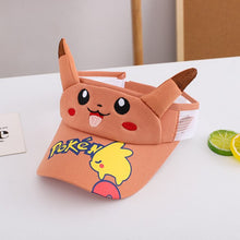 Carga la imagen en el visor de la galería, compra gorra de protección solar Pikachu para niños