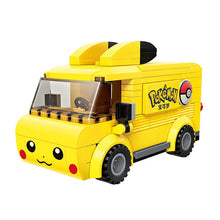 Carga la imagen en el visor de la galería, compra Pokemon Pikachu building block play cars juguetes