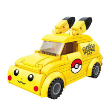 Carga la imagen en el visor de la galería, compra Pokemon Pikachu building block play cars juguetes