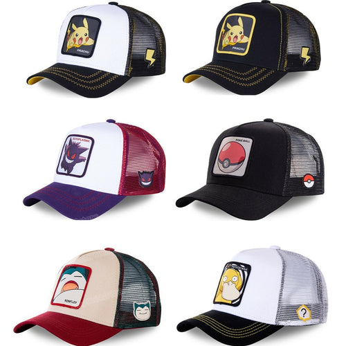 Pika Mütze - Baseball Cap - Pokemon Cap (Pikachu, Enton, Gengar, Relaxo, Pokeball) kaufen