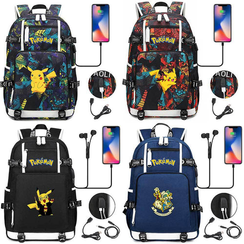 Pokemon Rucksack mit USB - ideal für Laptops kaufen