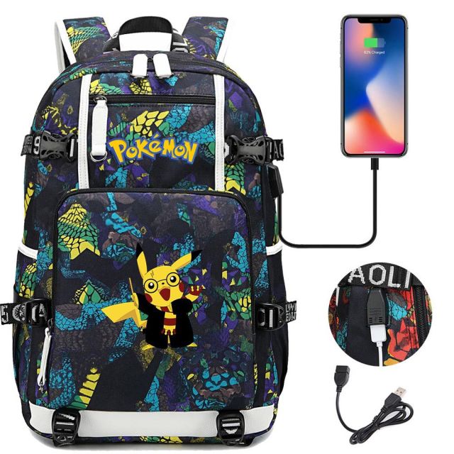 Pokemon Rucksack mit USB - ideal für Laptops kaufen