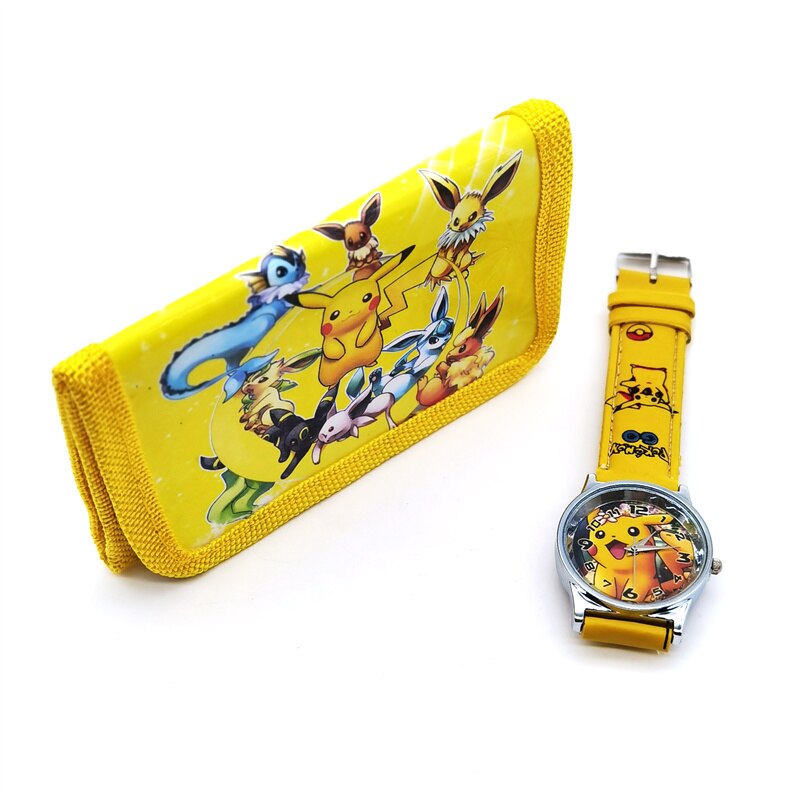 Pokemon Kinder Armbanduhr mit Kinder Portmonee Set kaufen