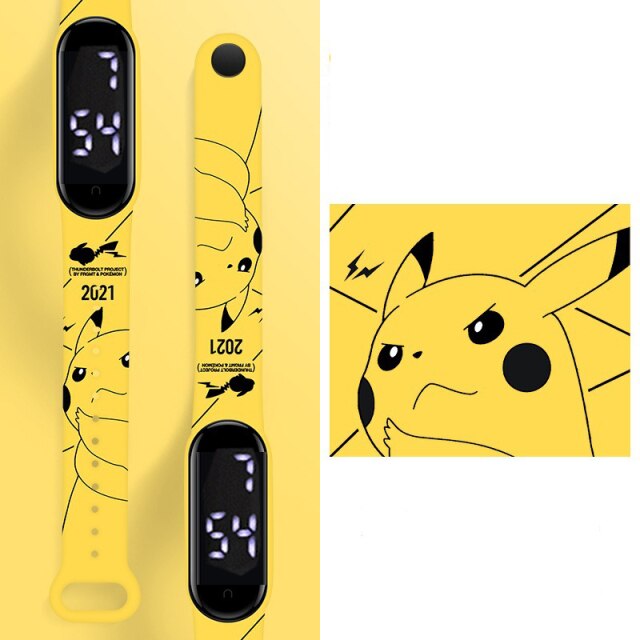 Pokemon Pikachu Elektronische Armbanduhr mit Digital Anzeige kaufen