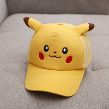 Cargue la imagen en el visor de la galería, compre gorra de béisbol para niños de Pokemon Pikachu (4-8 años)