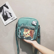 Cargue la imagen en el visor de la galería, compre bolsos de lona de Pikachu Pokemon a la moda en varios colores