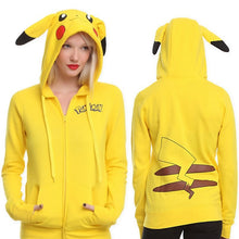 Load the image into the gallery viewer to buy Pokemon Pikachu Pullover Sweater Jacket