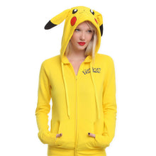 Load the image into the gallery viewer to buy Pokemon Pikachu Pullover Sweater Jacket