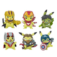 Pokemon Figuren - Pikachu Cosplay als Captain America Iron Man Hulk Thanos Ant Man Thor (ca. 10cm) kaufen