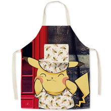 Carga la imagen en el visor de la galería, compra Pokemon Pikachu y otros delantales de cocina para niños o adultos.