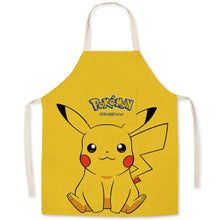 Carga la imagen en el visor de la galería, compra Pokemon Pikachu y otros delantales de cocina para niños o adultos.