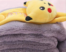 Load the picture into the gallery viewer, buy Pikachu kids winter scarf