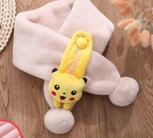 Cargue la imagen en el visor de la galería, compre la bufanda de invierno Pikachu para niños