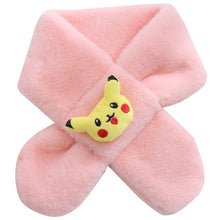 Cargue la imagen en el visor de la galería, compre una bufanda suave para niños con un motivo de Pikachu
