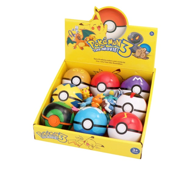 Pokemon Bälle mit Figuren - verschiedene Boxen kaufen