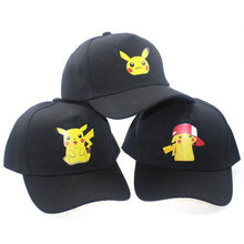 Cargue la imagen en el visor de la galería, compre una gorra de béisbol de Pokemon Pikachu (varios diseños)