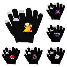 Chargez l'image dans la visionneuse de la galerie, achetez des gants d'hiver Pokemon Pikachu (de nombreux modèles)