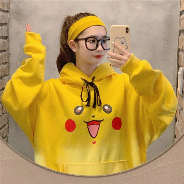 Toller Pikachu, Glumanda, Schiggy oder Enton Pokemon Oversize Hoodie Pullover kaufen