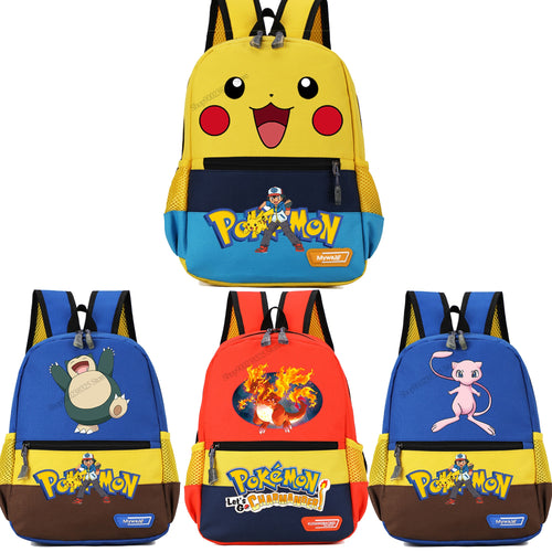 Pokemon Kinder Rucksäcke mit Relaxo, Glruak, Mewtwo oder Pikachu Motiv kaufen