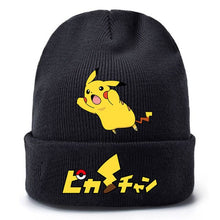Lade das Bild in den Galerie-Viewer, Pokemon Pikachu Winter Beanie Mütze für die kalte Jahreszeit kaufen
