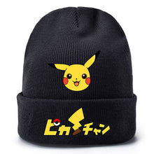 Lade das Bild in den Galerie-Viewer, Pokemon Pikachu Winter Beanie Mütze für die kalte Jahreszeit kaufen
