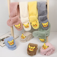 Load the picture into the gallery viewer, Buy Pokemon Pikachu Fluffy Winter Scarf for Kids