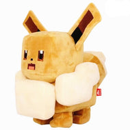 Eckige Pokemon Plüschies - Evoli, Pikachu, Enton, Schiggy, Pummeluff, Bisasam im Pixel Look kaufen