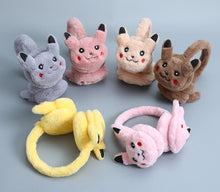 Sube la imagen al visor de la galería para comprar el calentador de orejeras de Pokemon Pikachu para niños