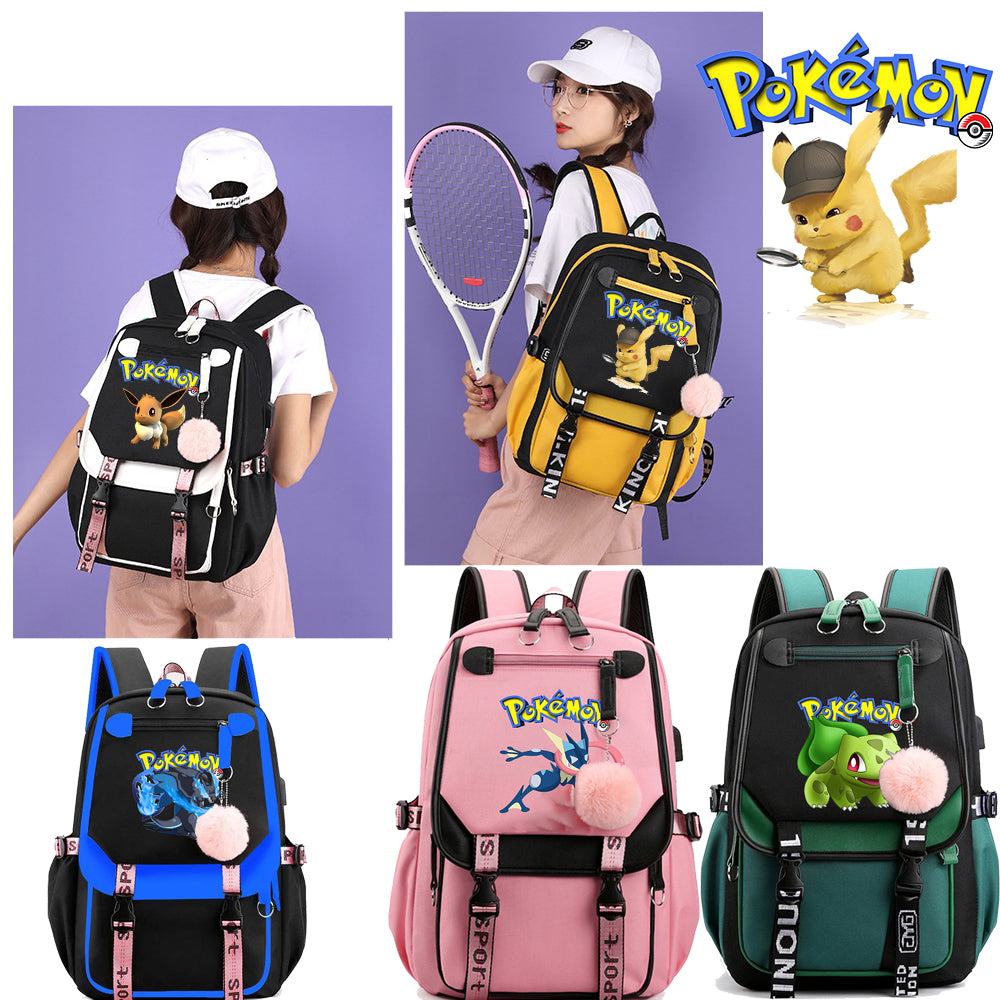 Pokémon Rucksack mit Laptopfach für Schule, Uni etc. kaufen