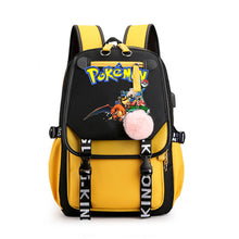 Cargue la imagen en el visor de la galería, compre la mochila Pokémon con compartimento para computadora portátil para la escuela, la universidad, etc.