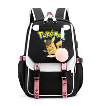 Load the picture into the gallery viewer, buy the Pokémon backpack with laptop compartment for school, university etc