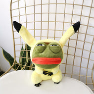 Pikachu, Glumanda, Bisasam u. a. als Sad Frog Meme Cosplay Plüsch Pokemon (ca. 25cm) kaufen