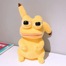 Cargue la imagen en el visor de la galería, compre Pikachu, Charmander, Bulbasaur y otros como Sad Frog Meme Cosplay Plush Pokemon (aprox.25 cm)