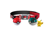 Carga la imagen en el visor de la galería, compra un cinturón de Pokemon Poke Ball con 2x Pokeball y 1x figura