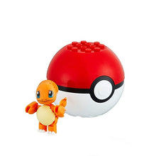 Cargue la imagen en el visor de la galería, bloque de construcción de Pokeball con figura de Pokémon - compre diferentes motivos
