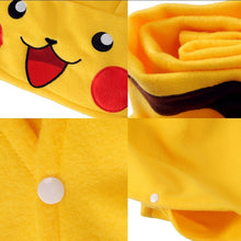 Load the picture into the gallery viewer, buy Pokemon Pikachu Cosplay Cape with Integrated Hat