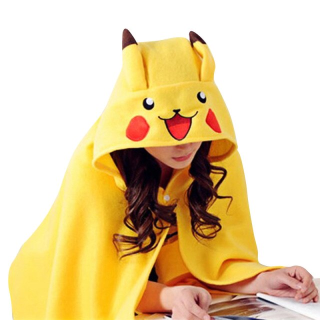 Pokemon Pikachu Cosplay Umhang mit integrierter Mütze kaufen
