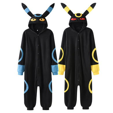 Flauschiger Nachtara Umbreon Onesie Pyjama kaufen