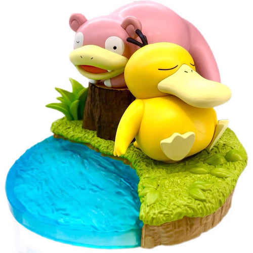 Flegmon Slowpoke und Enton Psyduck Figur kaufen