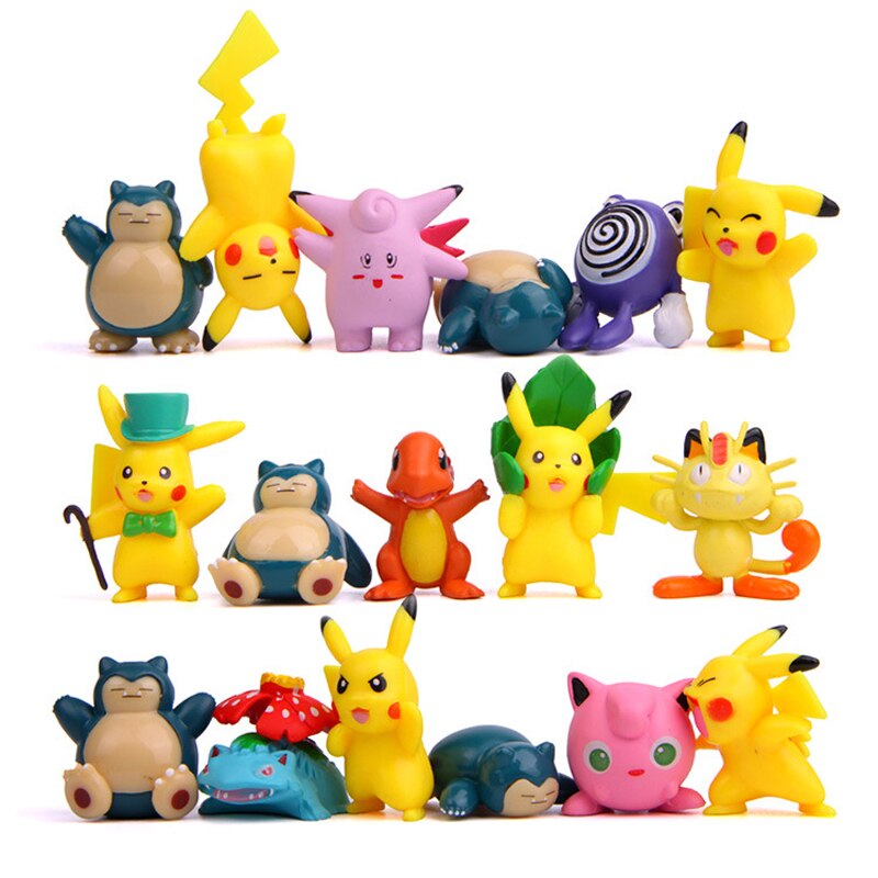 17 Stk. Pokemon Figuren Set: Pikachu Jigglypuff uvm. kaufen