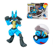 Load image into gallery viewer, buy Lucario Toy Figure with Pokeball