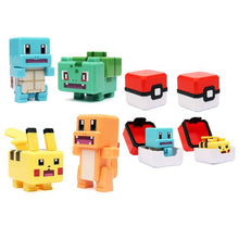 Cargue la imagen en el visor de la galería, compre figuras de juguete y pelotas de Pokémon con apariencia de píxeles