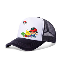 Cargue la imagen en el visor de la galería, compre grandes gorras de béisbol de verano de Pokemon Pikachu para niños