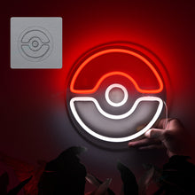 Load the image into the gallery viewer, Buy Pokeball LED Neon Light Lamp