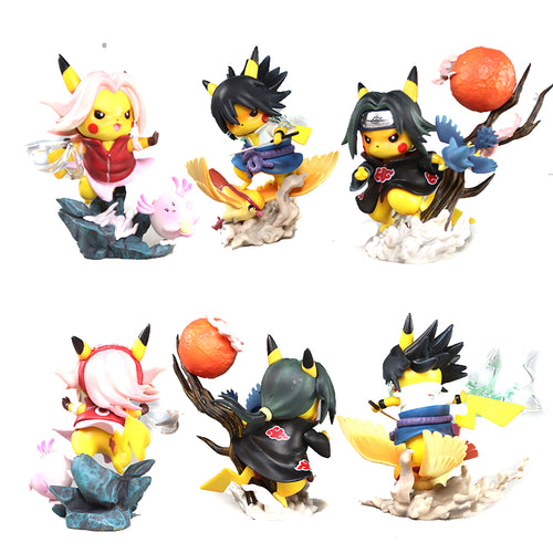 Pikachu Naruto Sasuke Haruno Sakura Itachi Figuren (ca. 13cm) kaufen