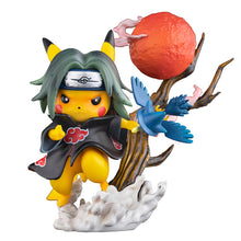 Cargue la imagen en el visor de la galería, compre Figuras de Pikachu Naruto Sasuke Haruno Sakura Itachi (aprox. 13 cm).