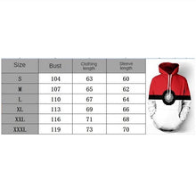 Load the image into the gallery viewer, Buy Pokémon Pokéball Hoodie for men and women
