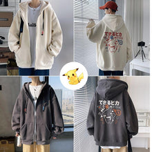 Load the image into the gallery viewer, Buy Unisex Oversized Hoodie with Pokémon Backprint