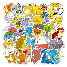 Cargue la imagen en el visor de la galería, Pokémon Stickers Stickers - compre 50 o 100 piezas